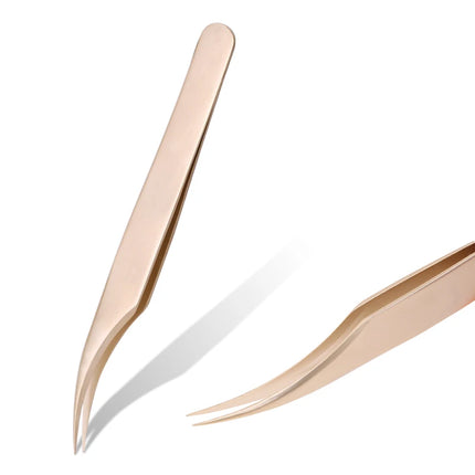 High Quality Eyelash Tweezers Ultra Fine Tip Improved for 3D 6D Lashes Extensions Tweezer Eyelash Pincette Professional Russian