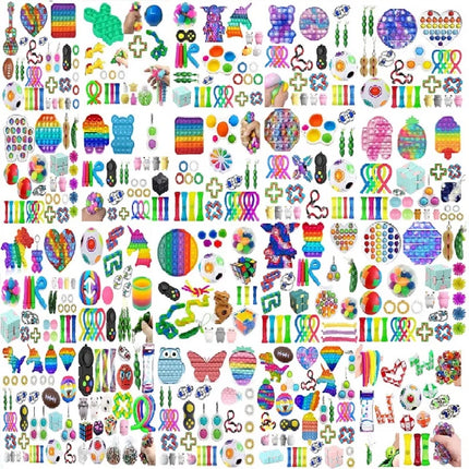 5-50pcs/lot Random Fidget Toys Anti-stress Push Package for Adults and Children Soft Sensory Anti-stress and Decompression Toys