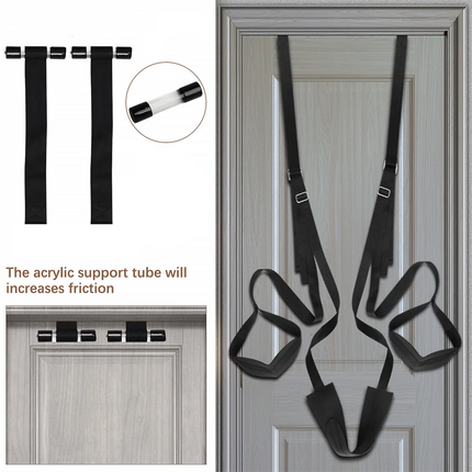 Couple Sex Sling BDSM Door Sex Swing Chair Seat Bondage Restraints Adjustable Detachable Seat Sexual Stimulation Adult Sex toys