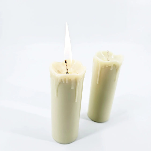 Remote Control Self-Igniting Candle with Ghost Flame Illusion Stage Pranks Auto Lighting Magic Trick Halloween Accessory