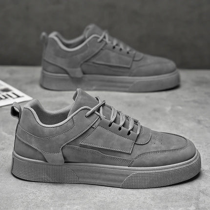 Spring and Autumn Men's Shoes New Style Low-Top Lightweight Large Size Trendy Shoes Student Fashion Versatile Thick-Soled Sports Shoes Casual Sneakers