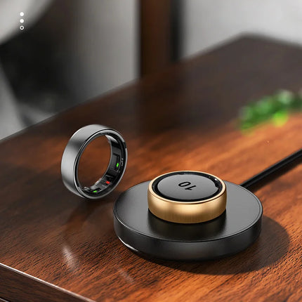 Smart Ring R10 Gesture Control Heart Rate Body Temperature Blood Oxygen Sleep Monitor 5ATM Waterproof Multi Sport Smart Ring