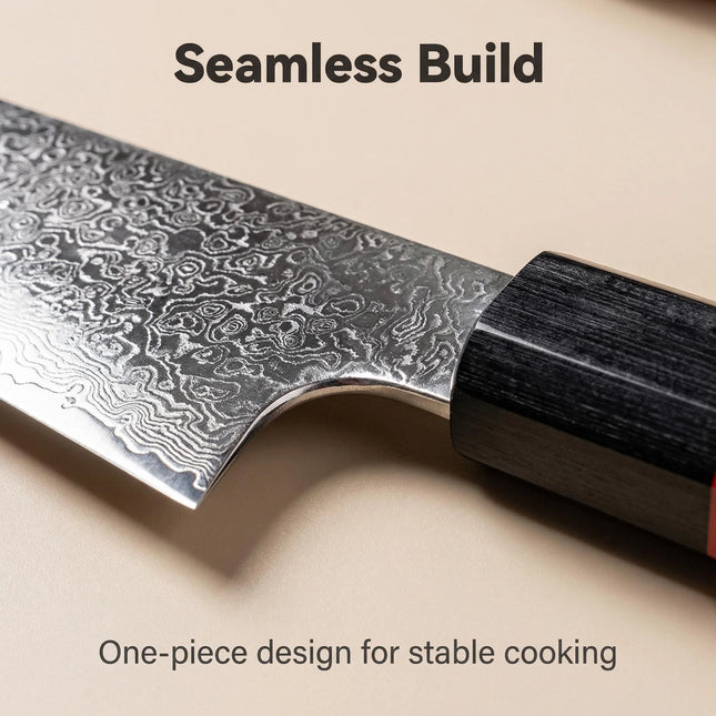 Professional Damascus Knife Cleaver Meat Slicing Fruit Fish BBQ Boning Knife G10 Handle Damascus Steel Kitchen Knives Chef Knife