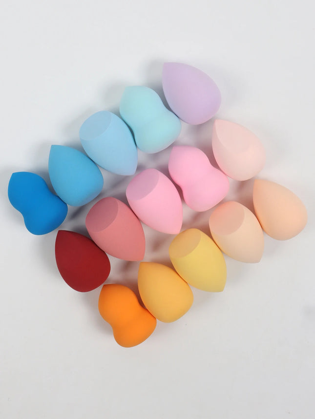 Make-Up Eggs 3-5-10-15-20-30-50 Pack, Random Color and Shape Foundation Beauty Sponge Blend, Liquid, Cream and Powder Flawless,