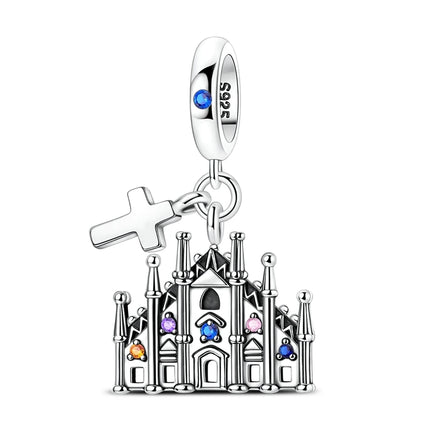 Original 925 Sterling Silver Charms Paris Eiffel Tower Charms Bead Pendant Fit Bracelets Bangle Necklaces Women DIY Jewelry Gift