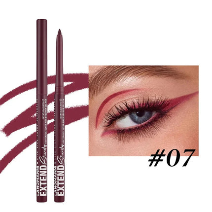 Waterproof Eyeliner Gel Pencil Gold Brown Lying Silkworm Pen Soft Easy Wear High Pigment Matte Eyeliner Lasting Shiny Eye Makeup