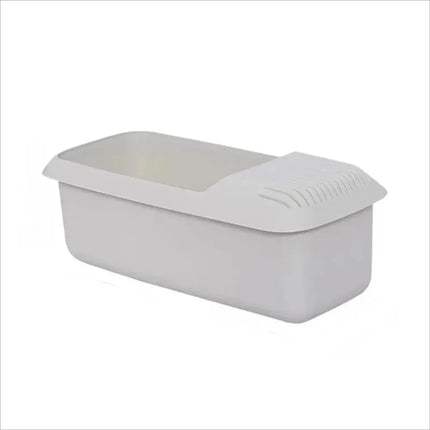 Pasta Box Plastic Reusable Spaghetti Vegetable Steamer Microwave Noodles Pasta Cooker With Strainer Kitchen Accessories