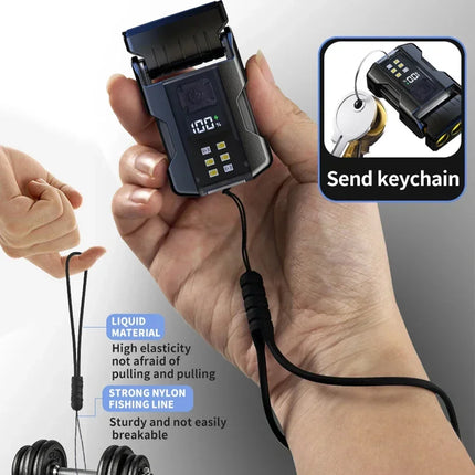 Multifunctional Mini Charging Flashlight Led Bright EDC Torch Magnetic Cap Clip Lamp Flash Light Outdoor Camping Fishing Tools