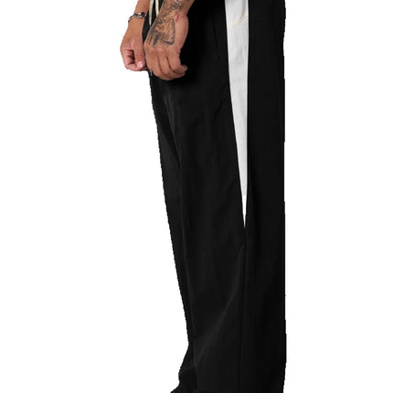 Autumn New Arrival Casual Pants Men's Loose Cotton Casual Pants Wide-Leg Fashion Patchwork Sports Long Pants American Sportswear