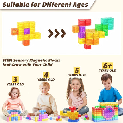 Magnetic Cube Blocks / Cubes Magnétiques