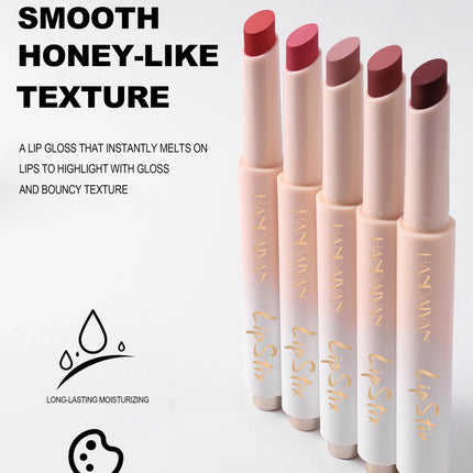 Long Lasting Press On Lipstick Jelly Mirror Tint Lip Gloss Smooth Honey Texture Moisturizing Lip Makeup Stix