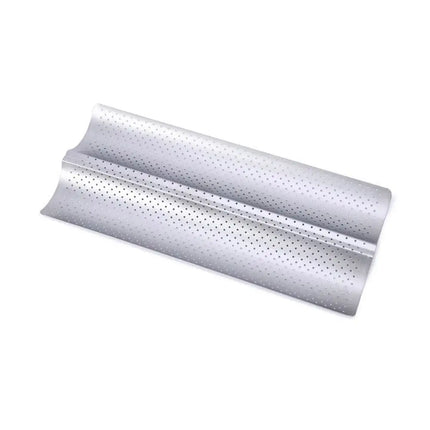 New Nonstick Baguette Baking Tray 2/4 Grooves Bakeware Baguette Mold Baking Tool Waves French Bread Baking Pan