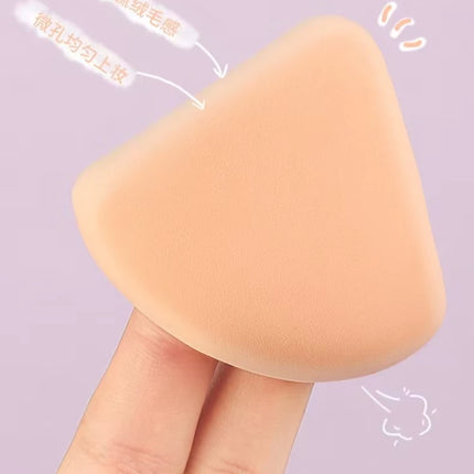 1-10pcs Round Square Triangle Shape Makeup Sponge Puff Dry Wet Dual-use Soft Cotton Candy Air Cushion Foundation Powder Puff