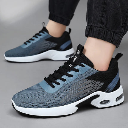 Ultralight Running Shoes for Men Casual Breathable Mesh Sneakers Anti-slip Fashion Solid Colour Men's Shoes Plus Size 47