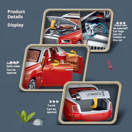 1:32 Simulation Rolls-Royce Phantom Model Car Model Ornaments Luxury Car Sedan Children's Toy Car Boy Collection