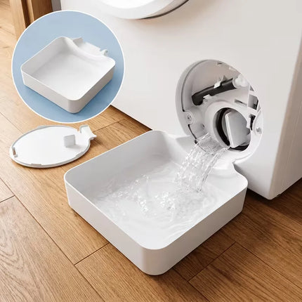 Washing Machine Drainage Funnel - A Drip Tray for Cleaning the Lint Filter, Preventing Water Leakage in the Laundry Room