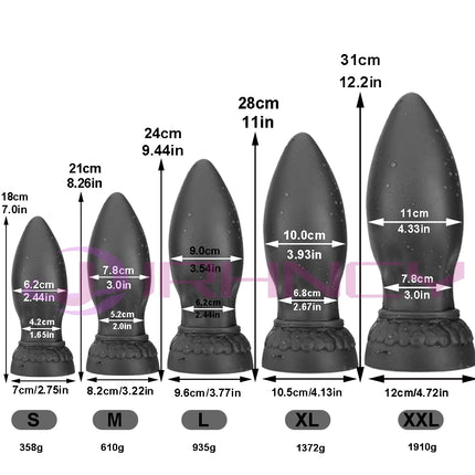 11cm Huge Anal Plug Soft Liquid Silicone Thick Butt Plug 18+ Sex Toys For Women Men Gay Prostate Anal Dildos Masturbation