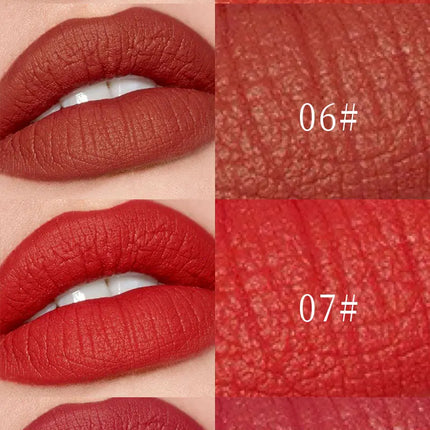 10-Color Capsule Lipstick Set Featuring Naturally Long-Lasting Mini Matte Lipsticks And Lip Gloss,Long-lasting makeup