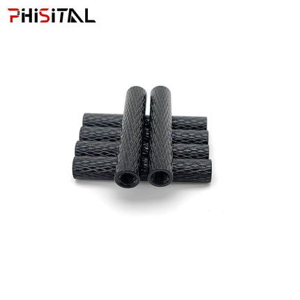 10pcs M2x/M3*10/12/14/15/19/20/22/25/28/30/35/40 Knurled Aluminum Standoff Spacer Stud Fastener for RC Drone