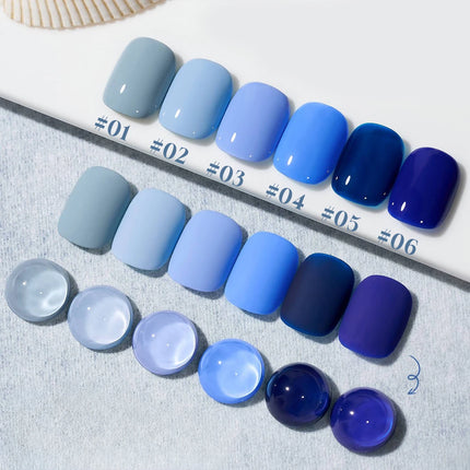 MlANEL 12ml Blue Gel Nail Polish - Halloween 2026 New Arrival - Trendy Royal Blue Klein Blue Gel Nail Polish