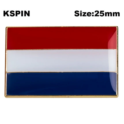Netherlands Flag Badge Brooch Natinal Lapel Pins Flag Lapel Pins Country Flag Badge