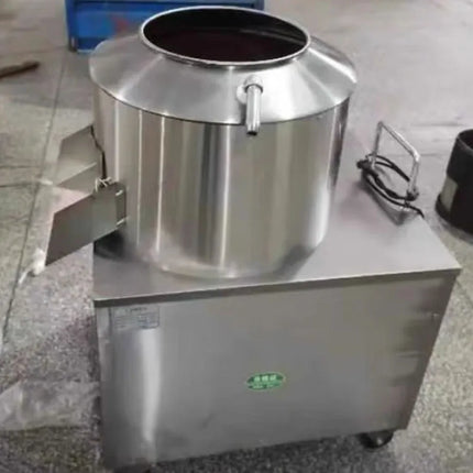Stainless Steel High Speed Roller Cassava Ginger Carrot Potato Peel Brush Clean Fruit Vegetable Cleaning Peeling Machine