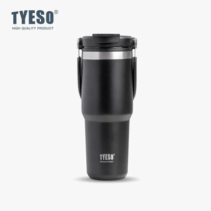 TYESO 600/900/1200ML Travel Coffee Mug Stainless Steel Double Walled Vacuum Water Bottle Tumbler Thermo Bottle Insulated Cup
