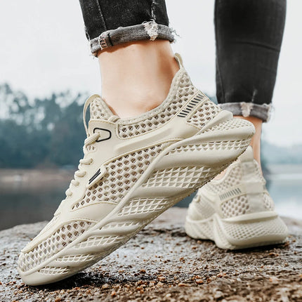 Summer Men Casual Shoes Fashion Lightweight Mens Running Walking Sneakers Mesh Breathable Male Jogging Sports Shoes