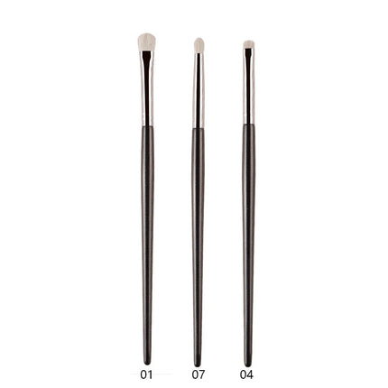 1pc White Pony Hair Eyeshadow Makeup brushes Small Smudge Precision Crease Detail Bevel Eye Shadow Make up brush Liner Lip
