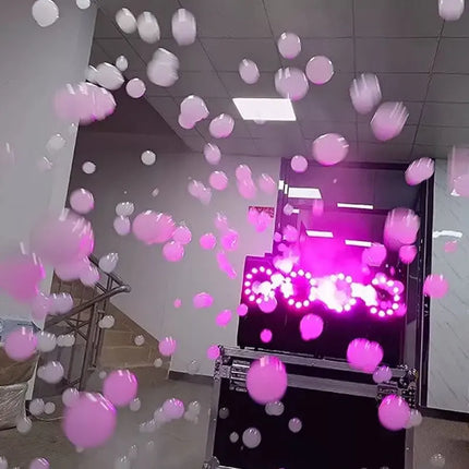 3000W 4 Holes LED Smoke Bubbles Machine RGBW DMX Remote Control 1500W Double Holes Stage Wedding Bubble Spray Equipment for DJ