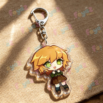 Danganronpa Keychain Accessories Bag Game Keyrings Jewelry Manga Fans Gifts