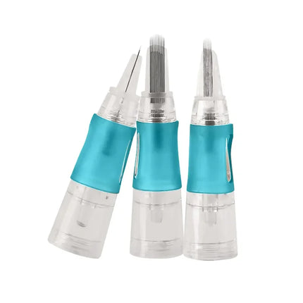 10Pcs Tattoo Cartridge Needles Disposable Needles RL/1R Nano MTS For Tattoo Machine For Eyebrow Eyeliner Permanent Makeup