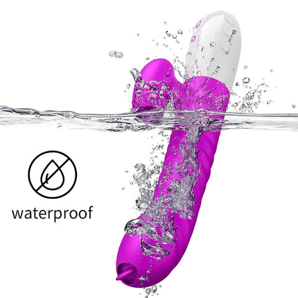 Thrusting Vibrator for Women Licking G Spot Clitoral Nipple Stimulator Heating Realistic Dildo Masturbation Adult Sex Toys