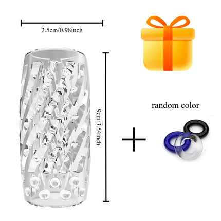 Discreet Milk Tea Cup Male Masturbator, Portable Reusable Pocket Pussy, Design for Privacy Travel-Friendly Adult Toy for Men 18+