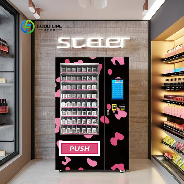 Customized Affordable Fully Automatic Eyelash Vending Machine for Girls' False Lashes, Wigs, Lipstick, Facial Masks