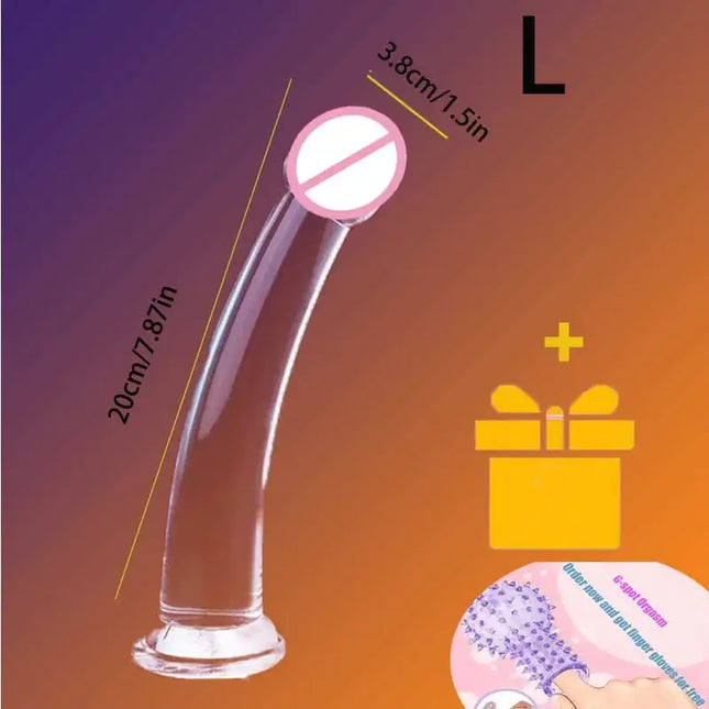 Transparent Realistic Dildo Strong Suction Cup No Vibrator  Women Masturbator Anal Realistic Dick Sex Toys For Women Sex Shop 18