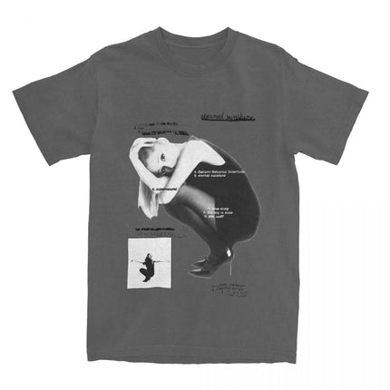 Eternal Sunshine Tracklist Music T-Shirt Summer Ariana Grandes T-Shirts Cotton Cool Tee Shirt for Couple Short Sleeve Tops