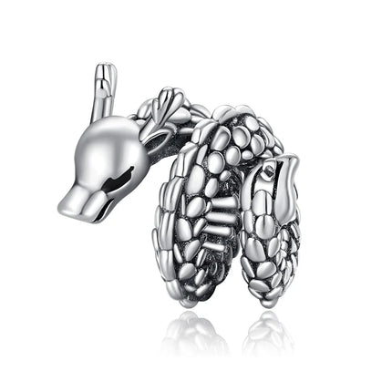 Ancient Egypt's 925 Sterling Silver Guardian Pharaoh&Devil's Eye&Pyramid Sphinx Dangle Charm Fit DIY Bracelet Necklaces Jewelry