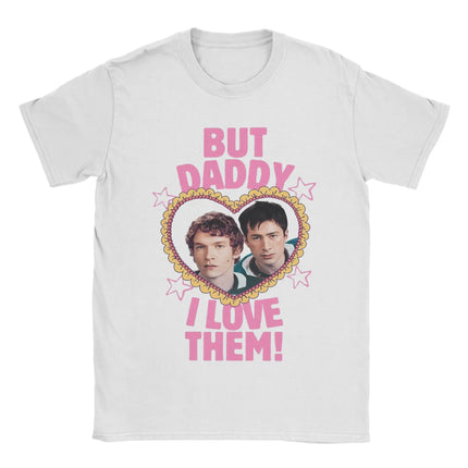Heated Rivalry Ilya Rozanov But Daddy I Love Him T Shirt Men's Pure Cotton Vintage T-Shirts Crew Neck Tees Short Sleeve Clothing