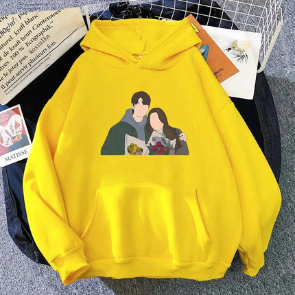 True Beauty Kdrama Printed Sweatshirt Kawaii 2025 Autumn Winter Women Hoodies Sweatshirt Harajuku Cartoon Women Clothing