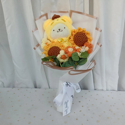 Graduation Gift Kuromi Hello Kitty Bouquet My Melody Cinnamoroll With Sunflower Christmas Valentine's Day Birthday Gift