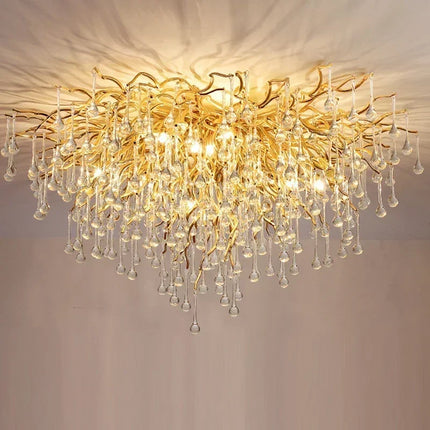 Luxury Crystal led Ceiling Lights Chandeliers Home Hanging Pendant Lamp Living Dining Room Bedroom Lustre Lampara techo