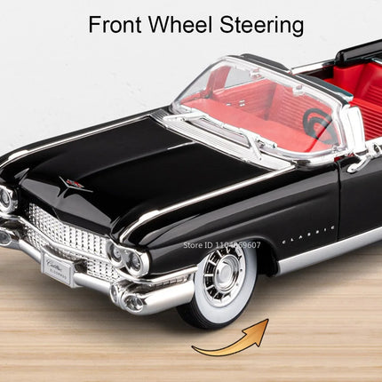 1:24 Scale Eldorado 720S Model Toy Sports Cars Alloy Diecast Sound Light Doors Opened Pull Back Ornament Vehicle for Boys Gifts