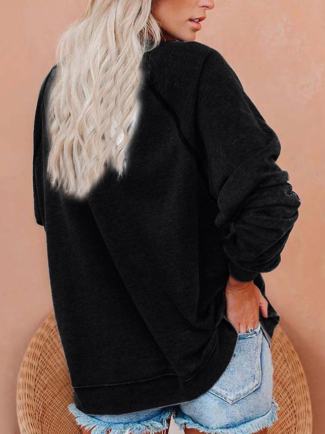 I'M A MULTITASKER I CAN AND FORGET Print Women Sweatshirt Long Sleeve Casual Crew Neck Top Women Clothes for Fall & Winter