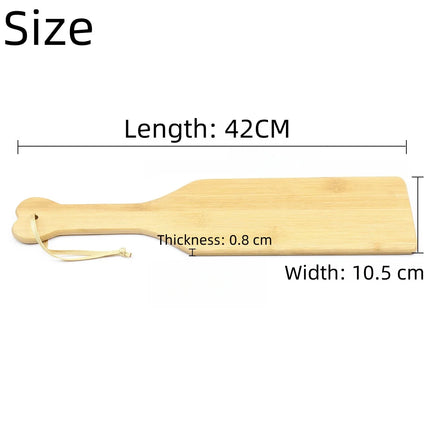 Erotic Smooth Bamboo Wood Board Beat Whip Sex Toys for Couple Slave Bondage Spanking Paddle Play Sexy Shop