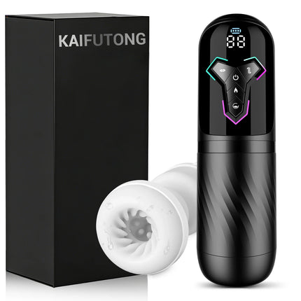 Telescopic Sucking Male Masturbator Sex Toys for Men Artificial Vagina Blowjob Adults Pocket Pussy Piston Automatic Mastubator