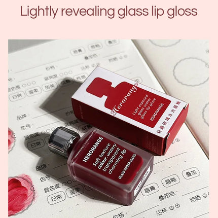 Moisturizing Plump Lips Mirror Effect Lip Color Non Greasy Texture Liquid Lip Pigment Not Easy To Stick Lightly Lip Glaze