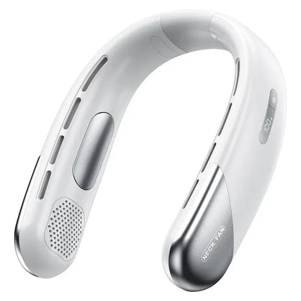 Lenovo Neck Fan Air Conditioner Ultra Hanging USB Rechargeable Semiconductor Refrigeration Leafless Fan 5 speed Outdoor 2026