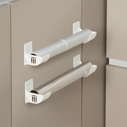 4-Pack Non-Perforated Garbage Bag Storage Rack, Adjustable Spacing Kitchen Storage Rack, Suitable for Garbage Bags, Plastic Wrap, Umbrellas, Rolling Pins, Etc., Can Also Be Used as a Plastic Wrap Holder, Kitchen Storage Rack,