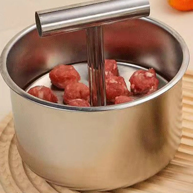 Meatball Making Set 6/12 Hole Press Meatball Maker Stainless Steel Meatball Maker Multifunctional Meat Maker Mold  Kitchen Tools
